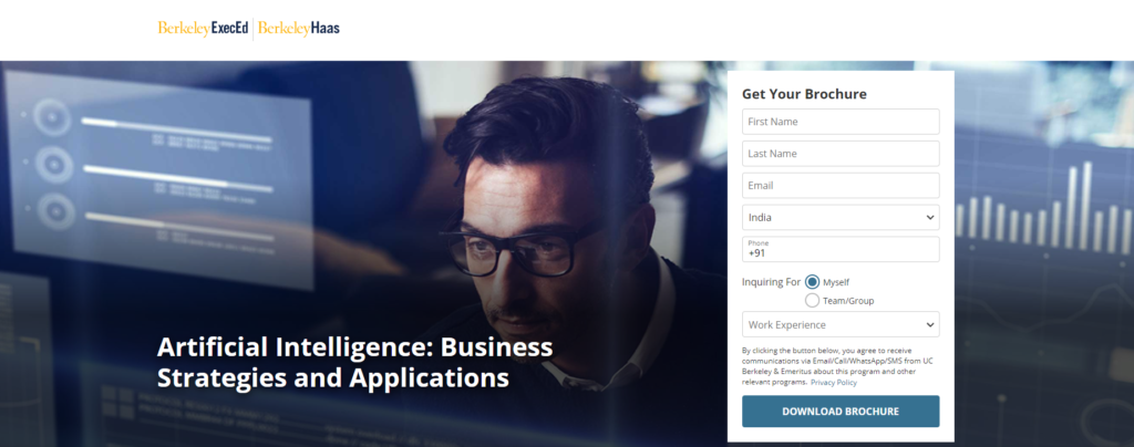 Artificial intelligence course for business strategies by UC Berkeley Emeritus.