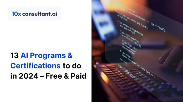 Best AI programs and certifications to improve your portfolio.