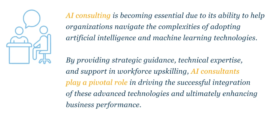 AI consultant quote on who AI consultants are.