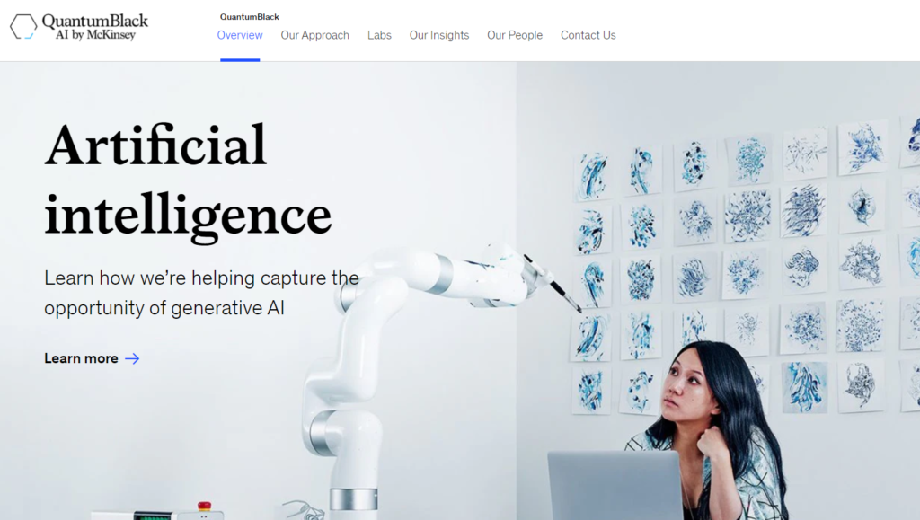 McKinsey is an example of AI consultants.