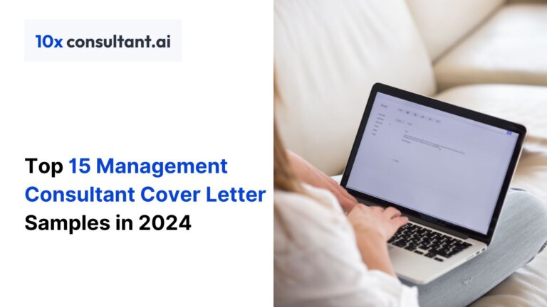 Management consultant cover letter samples to some of the best consulting firms.